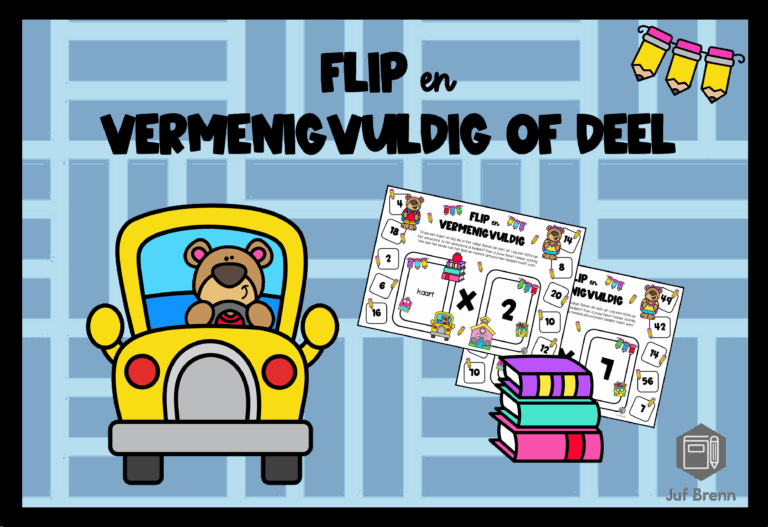 FLIP EN VERMENIGVULDIG OF DEEL BACK TO SCHOOL