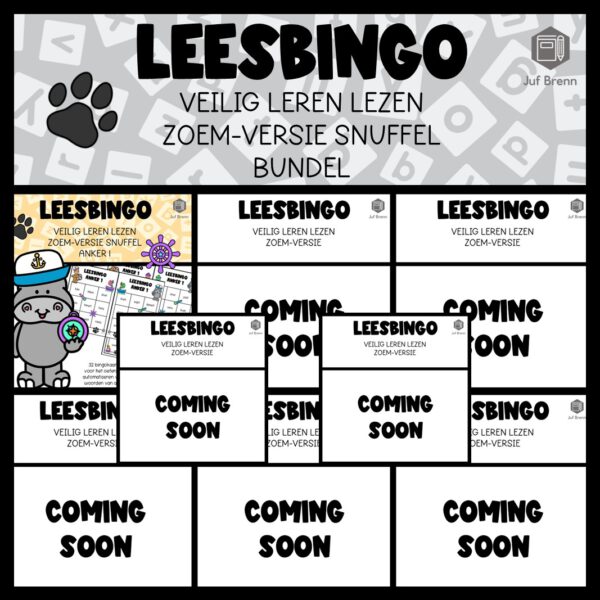 LEESBINGO VEILIG LEREN LEZEN ZOEM (GROEI)BUNDEL SNUFFEL