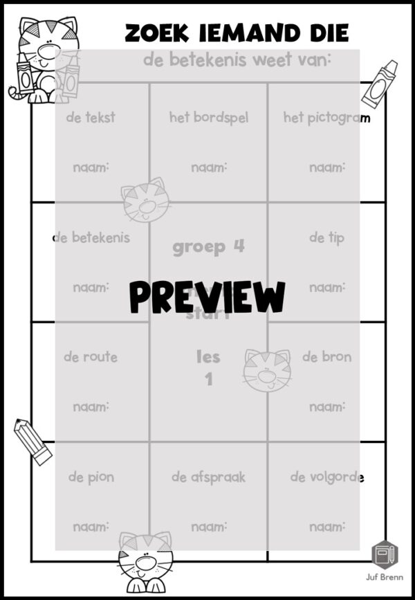 STAAL 1 WOORDENSCHAT ZOEK IEMAND DIE GROEP 4 THEMA START - Afbeelding 2