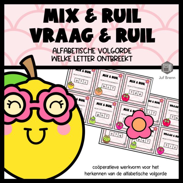 MIX VRAAG & RUIL: WELKE LETTER ONTBREEKT ALFABET