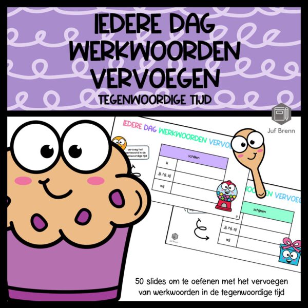 SLIDES: IEDERE DAG WERKWOORDEN TEGENWOORDIGE TIJD
