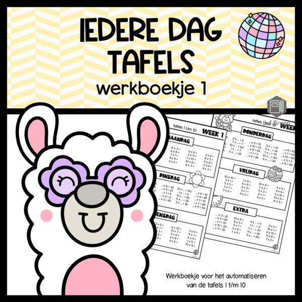 WERKBOEKJE: IEDERE DAG TAFELS #1