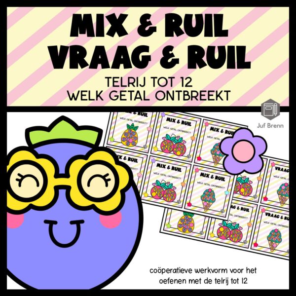 MIX VRAAG & RUIL: WELKE GETAL ONTBREEKT TELRIJ TOT 12