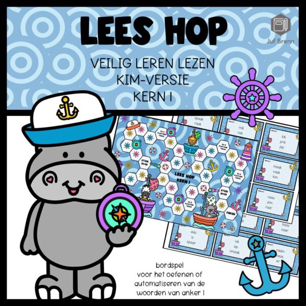 LEES HOP VEILIG LEREN LEZEN KIM KERN 1