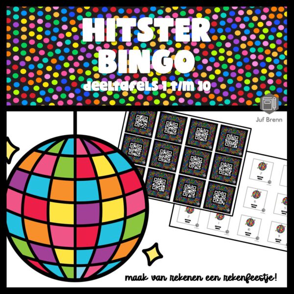 HITSTER BINGO: DEELTAFELS 1 T/M 10