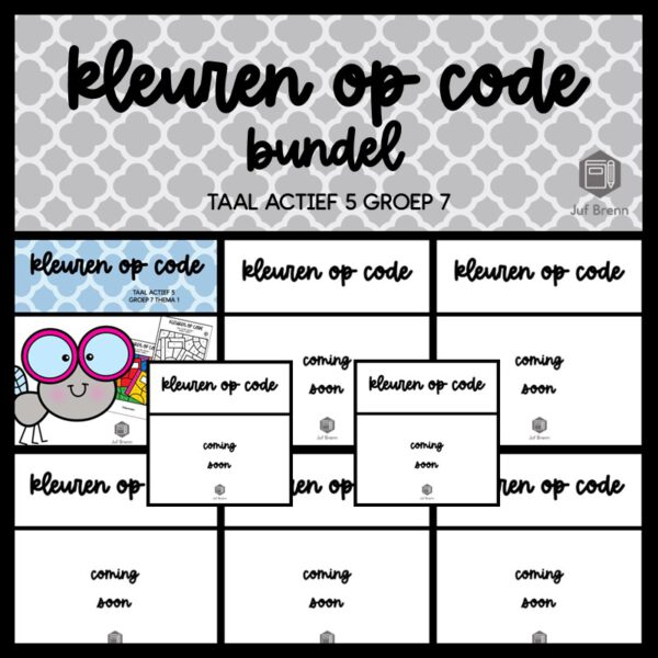 TAAL ACTIEF 5 WOORDENSCHAT KLEUREN OP CODE (GROEI)BUNDEL GROEP 7