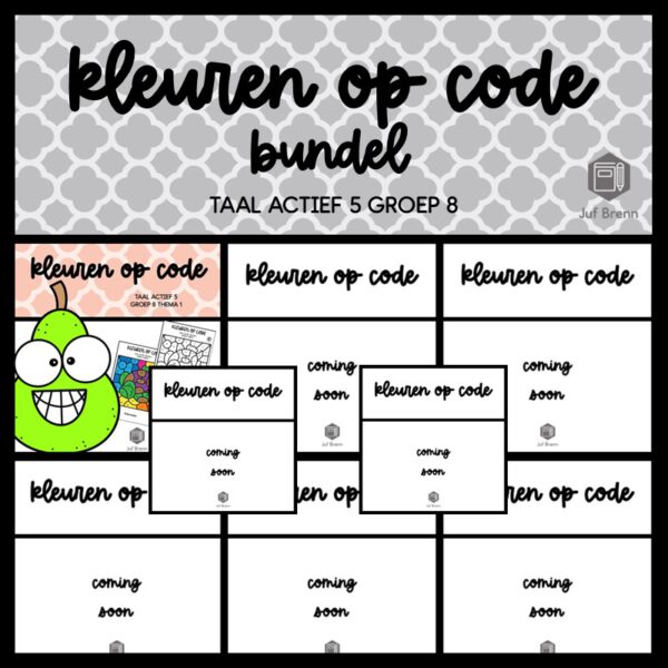 TAAL ACTIEF 5 WOORDENSCHAT KLEUREN OP CODE (GROEI)BUNDEL GROEP 8