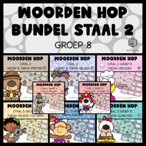 STAAL 2 WOORDEN HOP BUNDEL GROEP 8