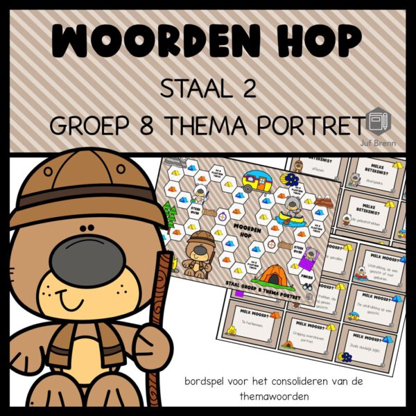 STAAL 2 WOORDEN HOP GROEP 8 THEMA PORTRET