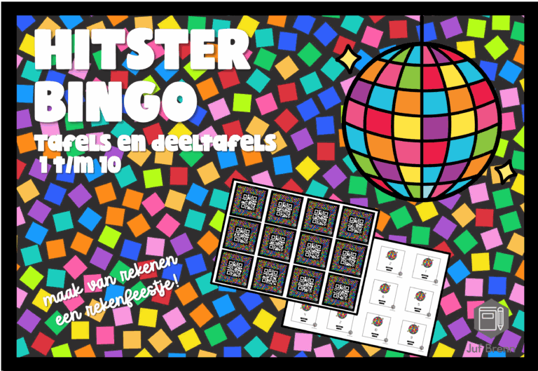 HITSTER BINGO: TAFELS EN DEELTAFELS 1 T/M 10