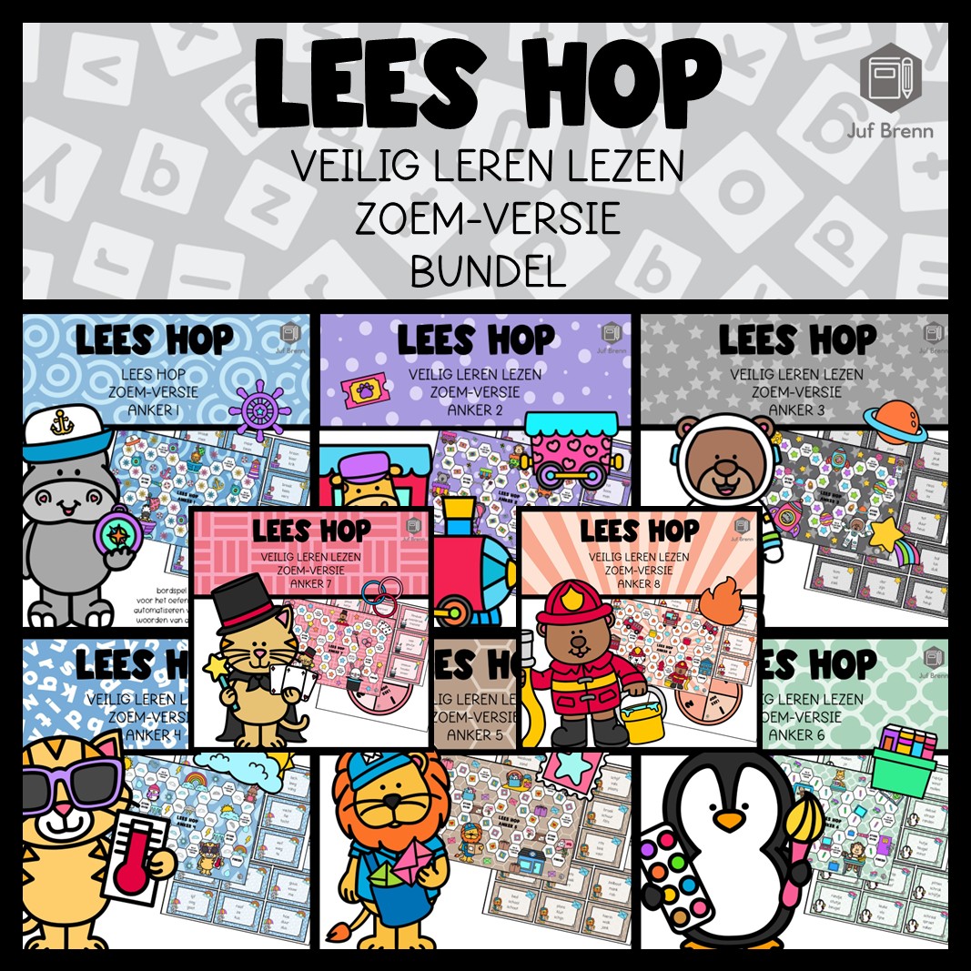 LEES HOP VEILIG LEREN LEZEN ZOEM (GROEI)BUNDEL
