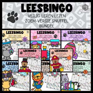 LEESBINGO VEILIG LEREN LEZEN ZOEM BUNDEL SNUFFEL