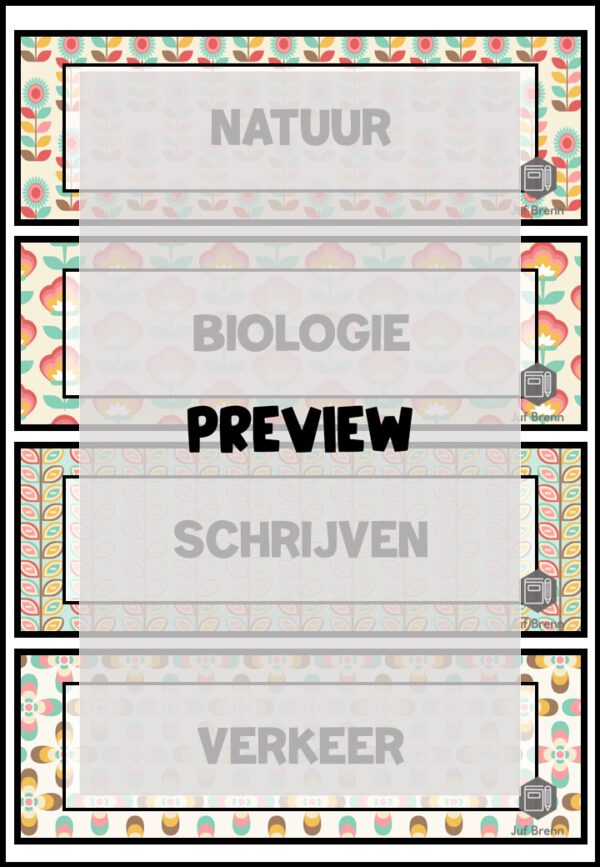 DAGRITMEKAARTEN THEMA RETRO - Afbeelding 4