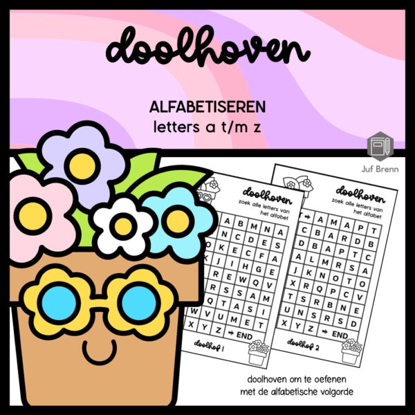 DOOLHOVEN: ALFABETISEREN LETTERS