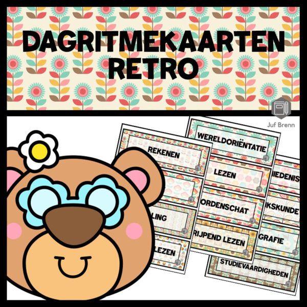 DAGRITMEKAARTEN THEMA RETRO