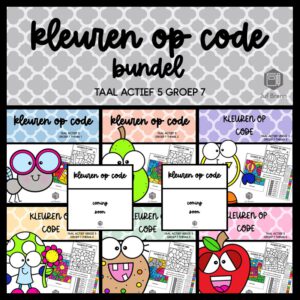 TAAL ACTIEF 5 WOORDENSCHAT KLEUREN OP CODE (GROEI)BUNDEL GROEP 7