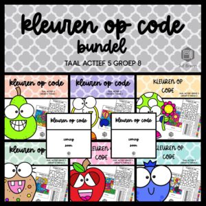 TAAL ACTIEF 5 WOORDENSCHAT KLEUREN OP CODE (GROEI)BUNDEL GROEP 8