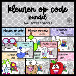 TAAL ACTIEF 5 WOORDENSCHAT KLEUREN OP CODE BUNDEL GROEP 7