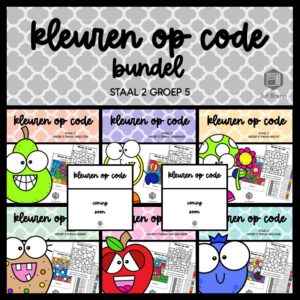 STAAL 2 WOORDENSCHAT KLEUREN OP CODE (GROEI)BUNDEL GROEP 5