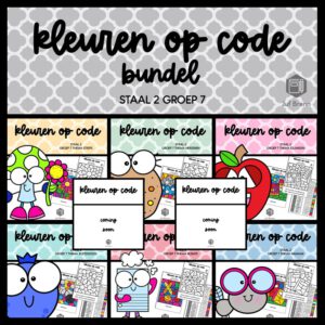 STAAL 2 WOORDENSCHAT KLEUREN OP CODE (GROEI)BUNDEL GROEP 7