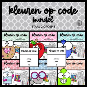 STAAL 2 WOORDENSCHAT KLEUREN OP CODE (GROEI)BUNDEL GROEP 8