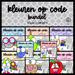 STAAL 2 WOORDENSCHAT KLEUREN OP CODE (GROEI)BUNDEL GROEP 4