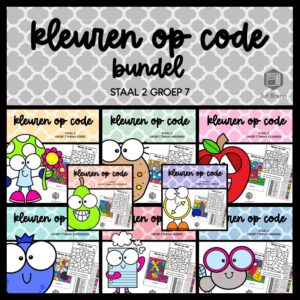 STAAL 2 WOORDENSCHAT KLEUREN OP CODE (GROEI)BUNDEL GROEP 7