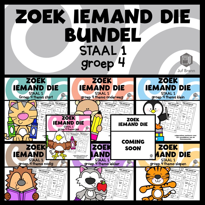 STAAL 1 WOORDENSCHAT ZOEK IEMAND DIE (GROEI)BUNDEL GROEP 4