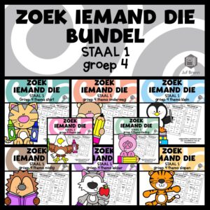 STAAL 1 WOORDENSCHAT ZOEK IEMAND DIE (GROEI)BUNDEL GROEP 4