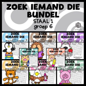 STAAL 1 WOORDENSCHAT ZOEK IEMAND DIE (GROEI)BUNDEL GROEP 6