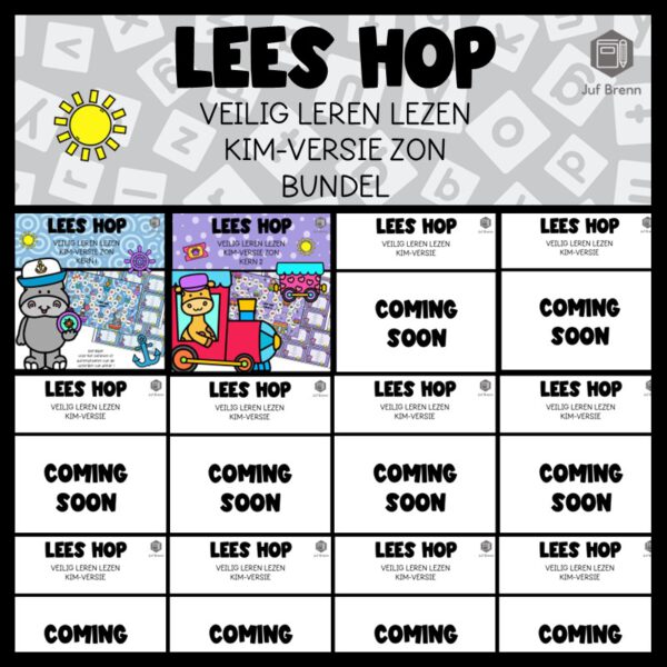 LEES HOP VEILIG LEREN LEZEN KIM (GROEI)BUNDEL ZON