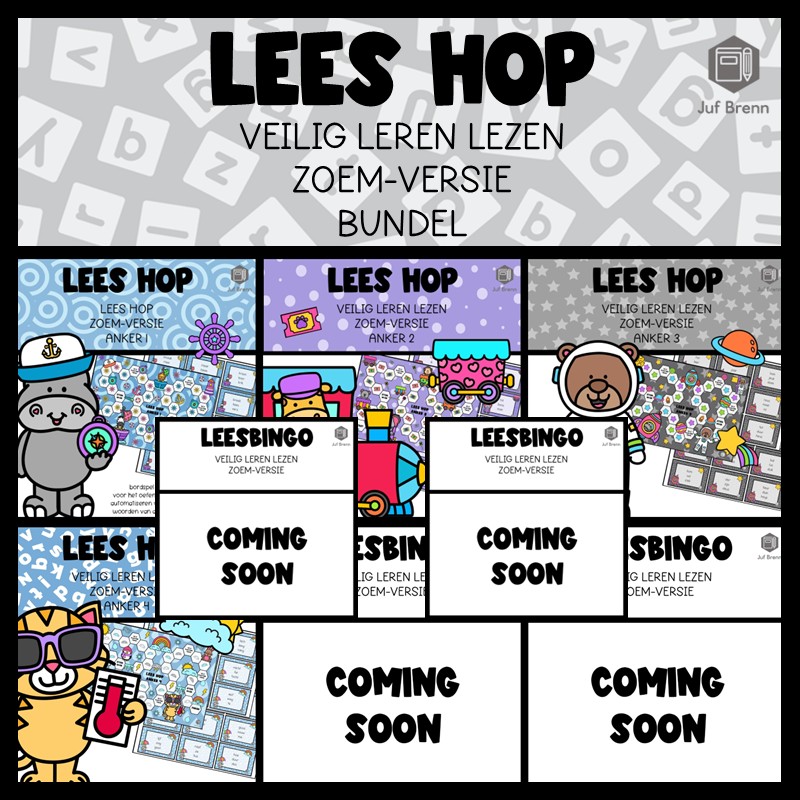 LEES HOP VEILIG LEREN LEZEN ZOEM (GROEI)BUNDEL