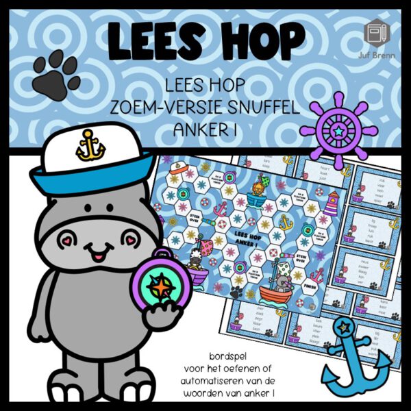 LEES HOP VEILIG LEREN LEZEN ZOEM ANKER 1 SNUFFEL