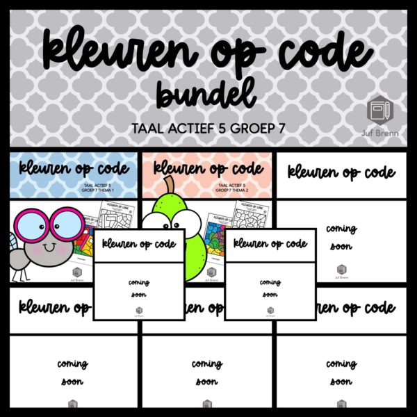 TAAL ACTIEF 5 WOORDENSCHAT KLEUREN OP CODE (GROEI)BUNDEL GROEP 7