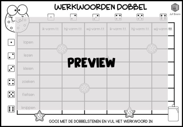 WERKWOORDEN DOBBEL TEGENWOORDIGE TIJD - Afbeelding 2