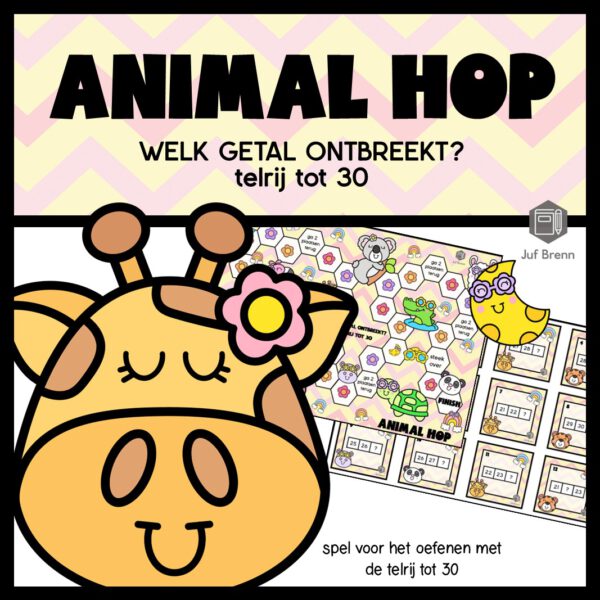 ANIMAL HOP: WELK GETAL ONTBREEKT TELRIJ TOT 30