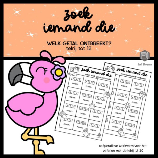 ZOEK IEMAND DIE WELK GETAL ONTBREEKT TELRIJ TOT 12