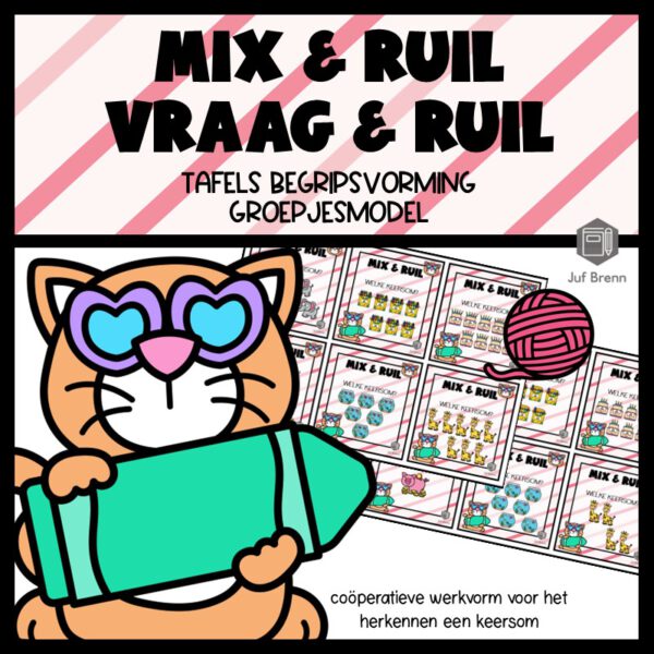MIX VRAAG & RUIL: TAFELS BEGRIPSVORMING GROEPJESMODEL