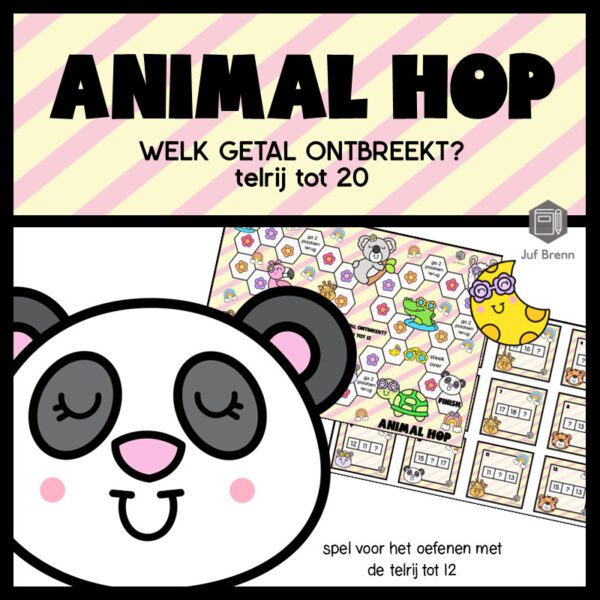 ANIMAL HOP: WELK GETAL ONTBREEKT TELRIJ TOT 20