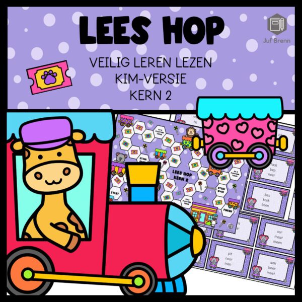 LEES HOP VEILIG LEREN LEZEN KIM KERN 2 ZON