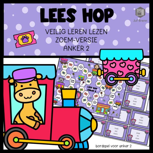 LEES HOP VEILIG LEREN LEZEN ZOEM ANKER 2