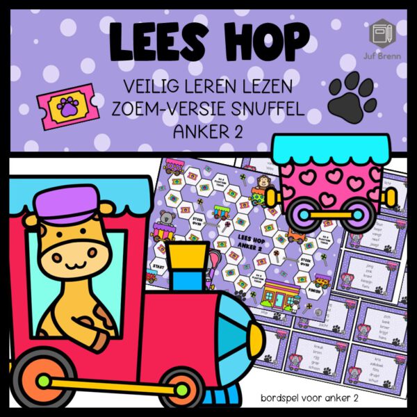 LEES HOP VEILIG LEREN LEZEN ZOEM ANKER 2 SNUFFEL