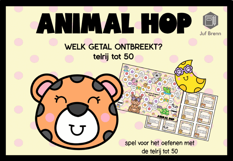 ANIMAL HOP: WELK GETAL ONTBREEKT TELRIJ TOT 50