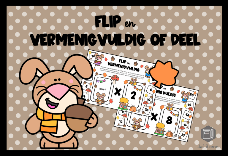 FLIP EN VERMENIGVULDIG OF DEEL HERFST