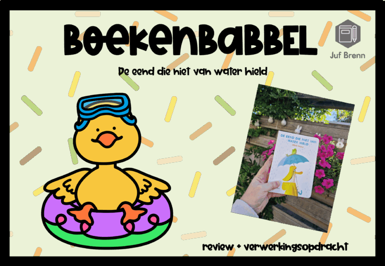 BOEKENBABBEL: DE EEND DIE NIET VAN WATER HIELD