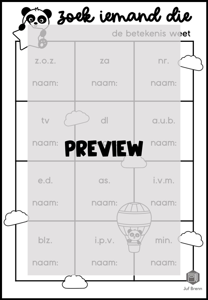 ZOEK IEMAND DIE AFKORTINGEN - Afbeelding 2