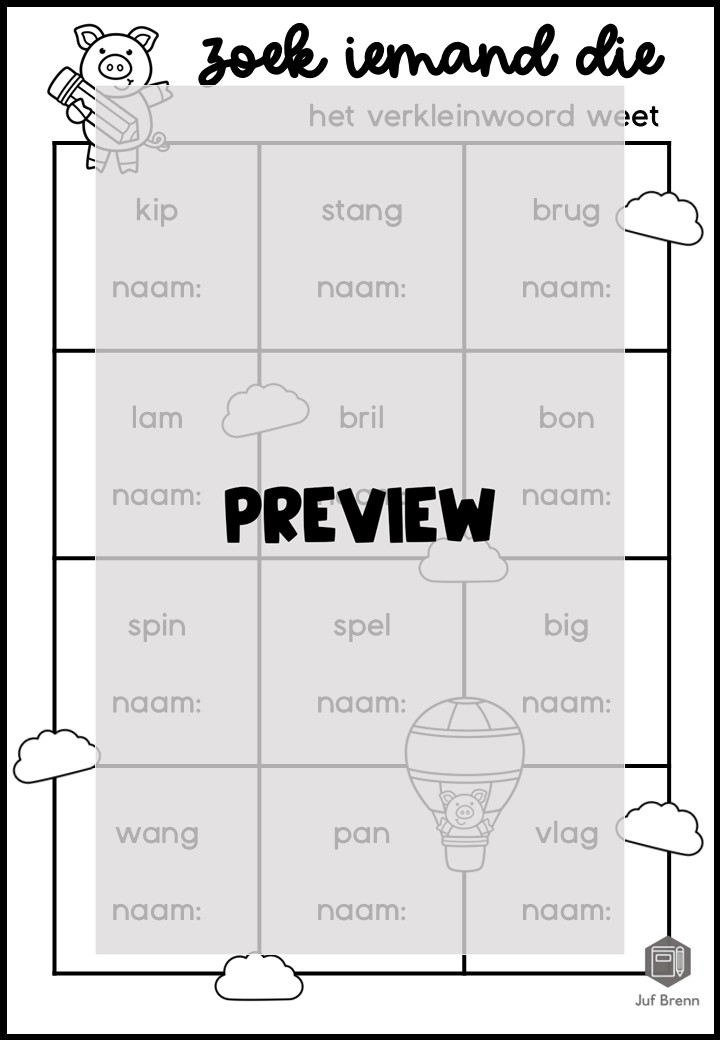 ZOEK IEMAND DIE VERKLEINWOORDEN ETJE - Afbeelding 2
