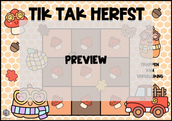 TIK TAK HERFST: TRAPPEN VAN VERGELIJKING - Afbeelding 2