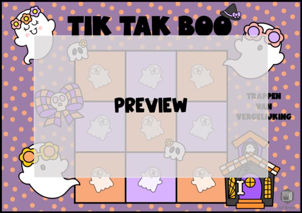 TIK TAK BOO: TRAPPEN VAN VERGELIJKING - Afbeelding 2