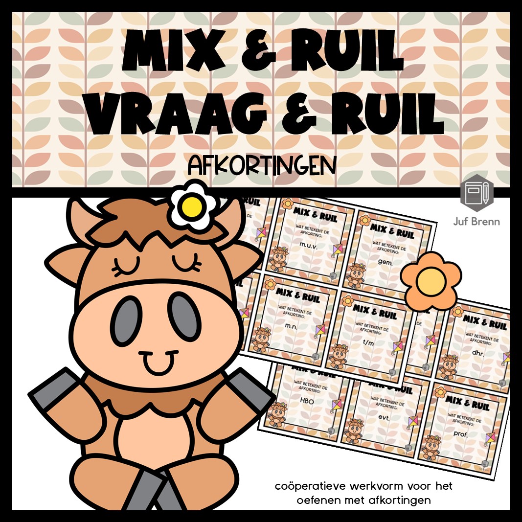 MIX VRAAG & RUIL: AFKORTINGEN